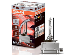 Ксеноновая лампа D1S OSRAM 66140XNL Night Breaker Laser Xenarc (+200%) PK32d-2, 35W, 1шт