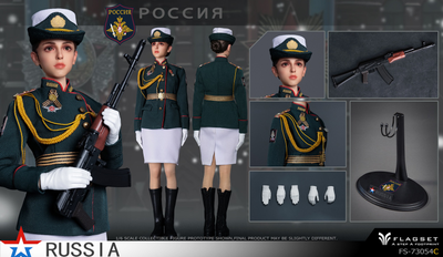ПРЕДЗАКАЗ - Курсантка военного университета ВС РФ - Коллекционная ФИГУРКА 1/6 Russian female soldiers Aerospace Forces (FS-73054C) - FLAGSET ?ЦЕНА: 18900 РУБ.?