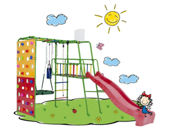 ДСК Street 3 с качелями "гнездо" 10 в 1