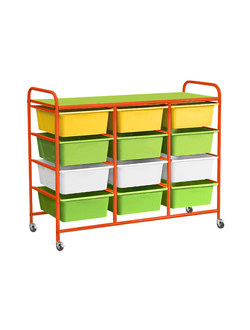 СТЕЛЛАЖНАЯ ВЫДВИЖНАЯ СИСТЕМА ХРАНЕНИЯ 3 - 12 КОНТЕЙНЕРОВ