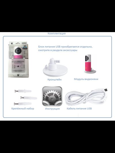 Видеоняня /WiFi видеокамера CleverDog с DVR