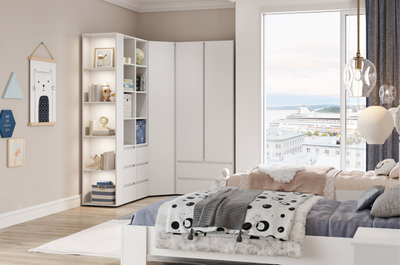 Композиция Детской ХЕЛЕН Белый Шагрень/Белый Шагрень