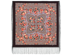 Павловопосадский платок Мчится тройка 1896-17