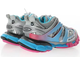 Balenciaga Track Trainers Blue Pink Grey