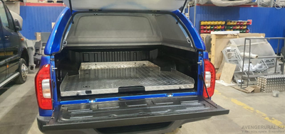 Платформа грузовая выкатная Foton Tunland (2019-), Foton Tunland G7 (2023-) - БЕЗ ВКЛАДЫША, АВС-Дизайн (копия)