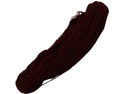 Кавказская пряжа в две нити кручения  бордо