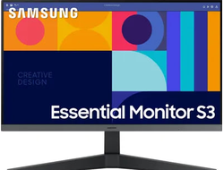 Samsung 24" Монитор Essential Monitor S3 LS24C330GAIXCI, черный