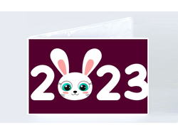 Обложка на студенческий билет год Кролика №12