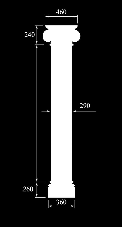 размеры пилястры пл-05
