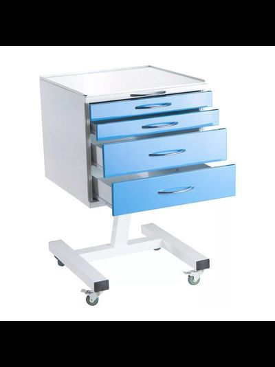 Столик стоматолога СИПС-М-01 с 4-я ящиками м центральным замком