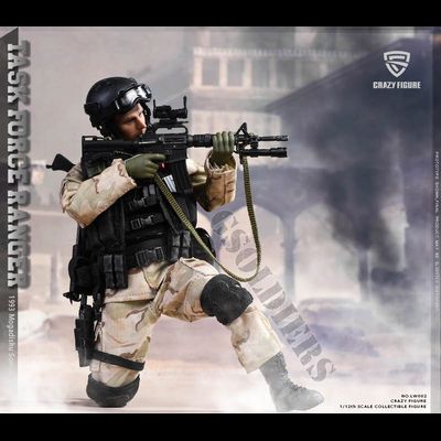 Командир отряда "Дельта" военного спецназа США - Коллекционная фигурка 1/12 scale US Delta Special Force - Leader  (LW002) - CrazyFigure