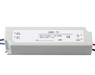 Блок питания для светодиодных лент 12V 60W IP65