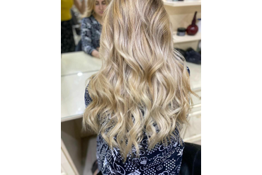 Колорирование волос по всей длине