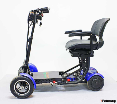 Трицикл GreenCamel Кольт 501 (36V 10Ah 2x250W) кресло синий