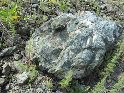Бутовый камень Змеевик (Серпентинит)
