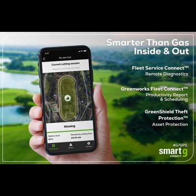 Райдер Zero-Turn Greenworks OptimusZ ZTC152 82V 24 кВт·ч
