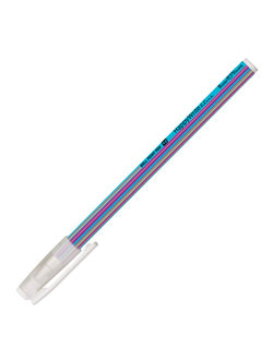 Ручка шариковая BRUNO VISCONTI "HappyWrite", СИНЯЯ, "Полоски", узел 0,5 мм, линия письма 0,3 мм, 20-0149, 24 штуки в упаковке