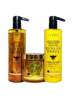 Набор "Программа коллагеновой реконструкции волос HONUNG HONEY" Tyrrel 100/100/100 мл