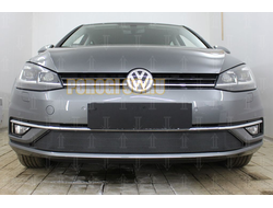 Защита радиатора Volkswagen Golf VII 2017- black