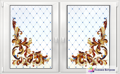 Витражная пленка  KL №64
