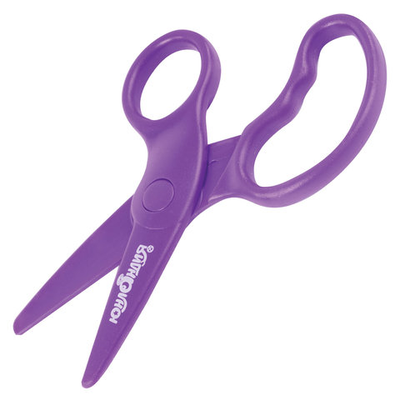 Ножницы ЮНЛАНДИЯ "ЁЖИК", 127 мм, безопасные пластиковые лезвия