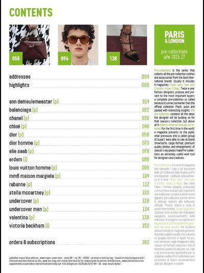 Pre-Collections Magazine Paris &amp; London Autumn-Winter 2027