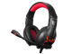 Игровые наушники с микрофоном Marvo HG8928, с подсветкой, проводные, 2 метра, черно-красные