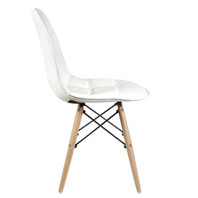 Дизайнерский стул «Квадро», WX-301 (белый)