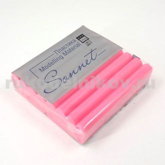 полимерная глина "Сонет", цвет-пастельно-розовый, брус 56 грамм