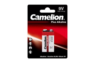 Батарейка алкалиновая Camelion 6LR61/1SH Plus Alkaline