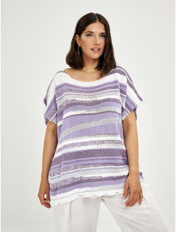 Стильный джемпер для полных женщин