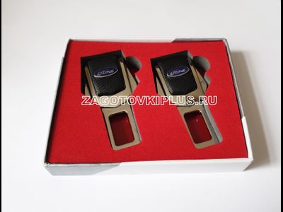 Заглушки ремня безопасности с логотипом FORD (2шт)