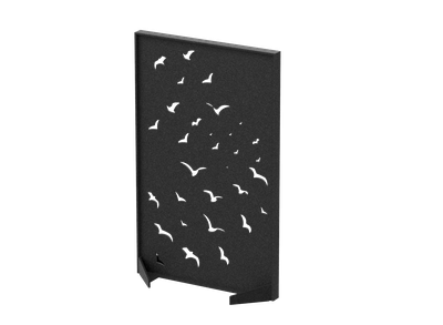 Перегородка прямоугольная с декором "Перелетные птицы"