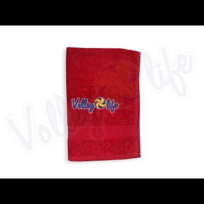 Полотенце среднее красное