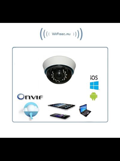 PV-IP62 4 Mp N4. Внутренняя купольная вариофокальная IP LAN видеокамера  Full HD 4 Mp(XMEye)