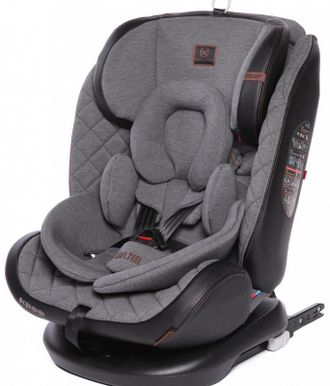 Автокресло Baby Care Shelter 0-36кг, IsoFix, поворотная база 360, Eco Grey Bamboo