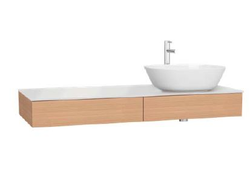 Модуль под раковину с выдвижным ящиком, Vitra Origin, 120 см, правосторонний, дуб, 65684