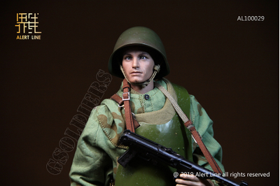 Боец штурмовой инженерно-саперной бригады (ШИСБР) - Коллекционная ФИГУРКА 1/6 scale action figure WWII World War II Soviet Union - assault engineering (AL100029) - Alert Line