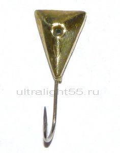 Мормышка Хрусталик Малый, 0,22 гр, латунь