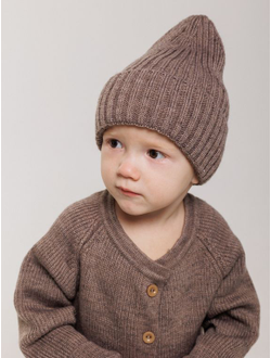 Шапочка бежевая