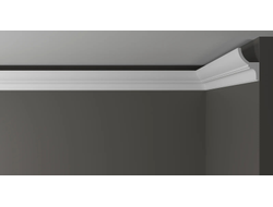 Потолочный плинтус для подсветки DECOR-DIZAYN DD508, из дюрополимера, под покраску, ударопрочный, 2 метра.