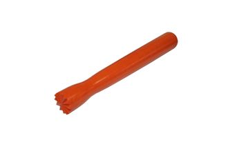 Мадлер АБС-пластик 21 см. оранжевый, поверхность звезда MG /1/