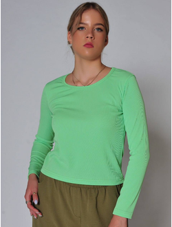 Джемпер: 174-0723 зеленый РУБЧИК