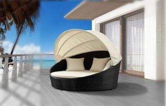 Лаунж-диван плетеный Shell-sunshade