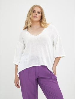 Стильный джемпер для полных женщин