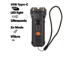 Отпугиватель собак ультразвуковой Xiaomi Rojeco U20 Ultrasonic Dog Repeller Dual Probe LED (серый)