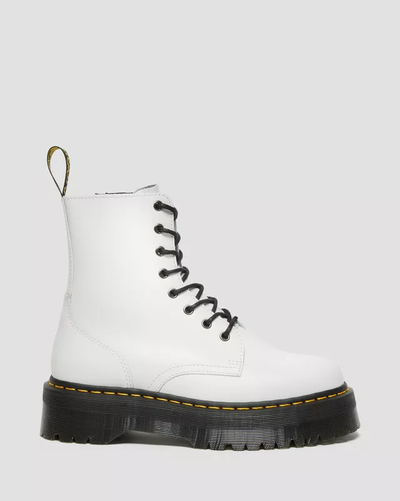 Ботинки Dr Martens Jadon Leather Platforms White