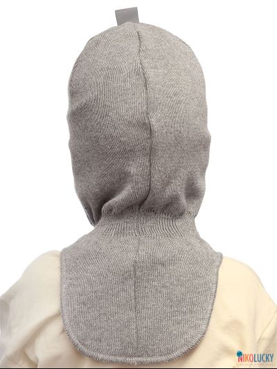 Шапка-шлем 23301-01 х/б подклад, серый р.42-44