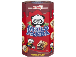 Печенье Meiji Hello Panda с шоколадной начинкой 45 гр (10 шт)*8