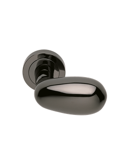 Дверные ручки Morelli Luxury UOVO NIN Цвет - Черный никель